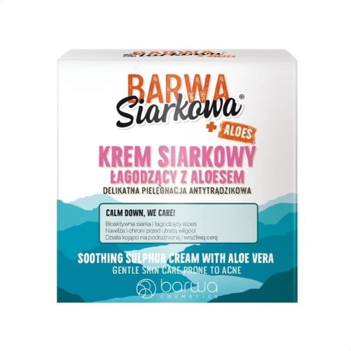 BARWA SIARKOWA - Ansiktskräm med Aloe Vera och svavel 50ml