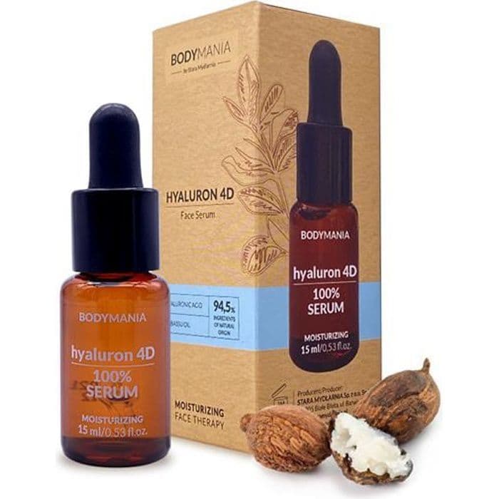 Ansiktsserum 15mL ren hyaluronsyra - anti-rynkhyaluron 4D anti-aging serum fuktgivande ansiktsserum
