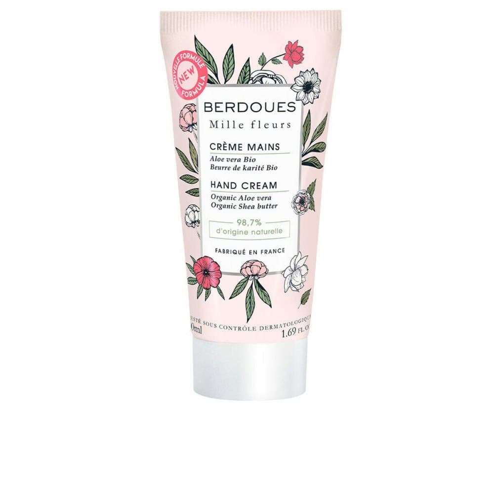 Handkräm BERDOUES Mille Fleurs Sheasmör Aloe Vera (50 ml)