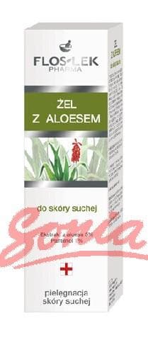 FLOSLEK series dry skin care Gel with Aloe Vera