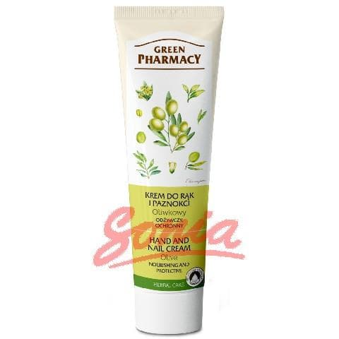 Green Pharmacy Cream for hands and nails nourishing protective - Oil 100ml
