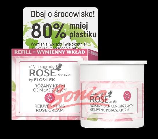 FLOSLEK Rose Rose Cream for Skin rejuvenating day - refill 50ml