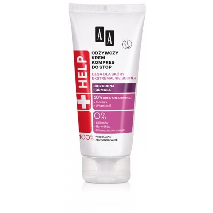 AA HELP Nourishing cream compress feet - extremely dry skin 75ml