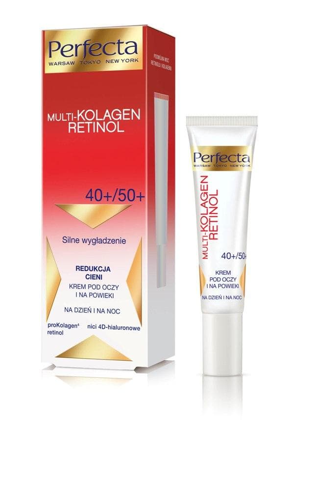 Perfecta Multi-Collagen Retinol 40 + / 50 + Cream reducing shadows and smoothing eye and eyelid 15ml