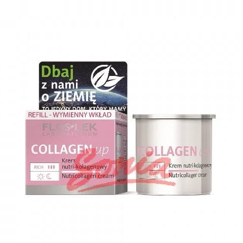 FLOSLEK Up Collagen Cream nutri - collagen day and night - refill 50ml