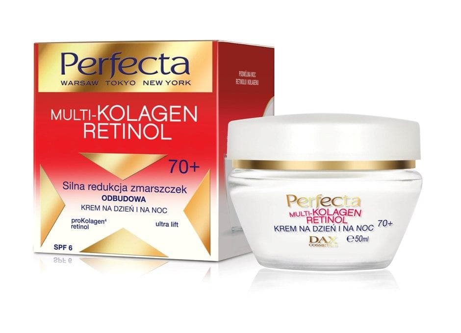 Perfecta Multi-Collagen Retinol cream 70+ reducing wrinkles rebuilding at day and night 50ml