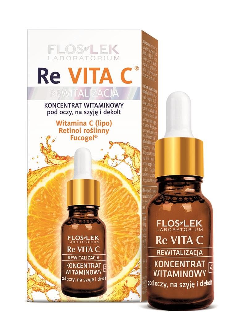 FLOSLEK Revit Vitamin C Concentrate eye, neck and décolleté 15ml