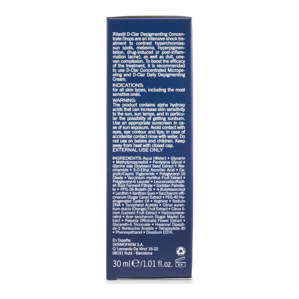 Koncentreret intensiv anti-plet creme D-Clar Rilastil (30 ml)
