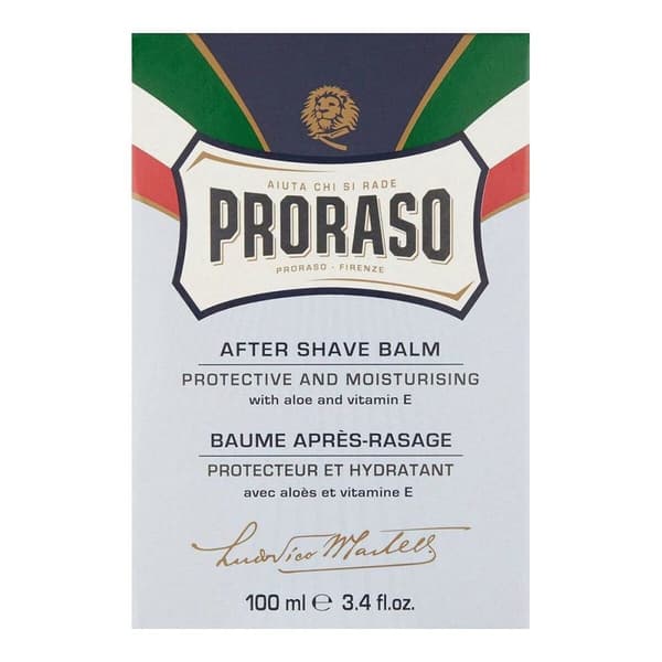 Kosteuttava kasvovoide Proraso Aloe & Vit E (100 ml)