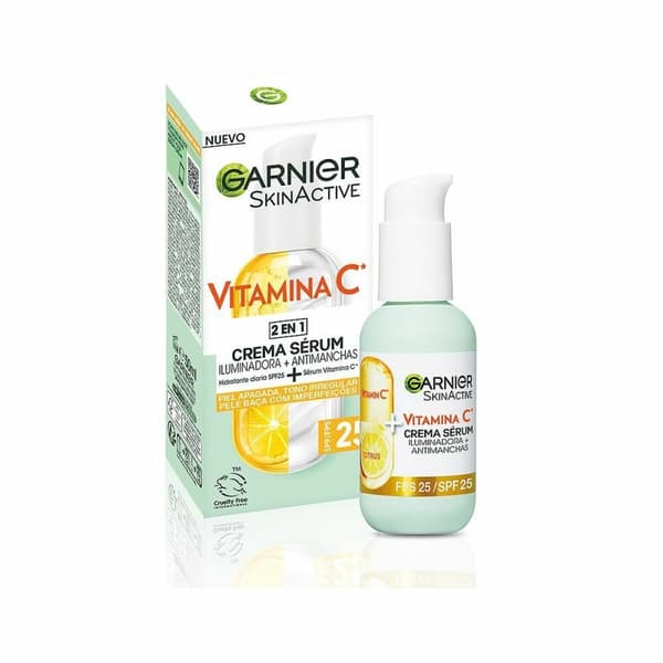 Voide + Seerumi Garnier Skinactive Vitamina C Spf 25 50 ml