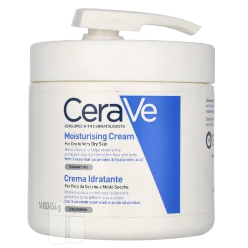 CeraVe Moisturising Cream w/Pump 454 gram Dam