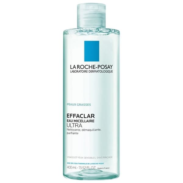 Micellärt vatten - EFFACLAR - 400 ml - Utan parabener - Känslig hy - Blandhy