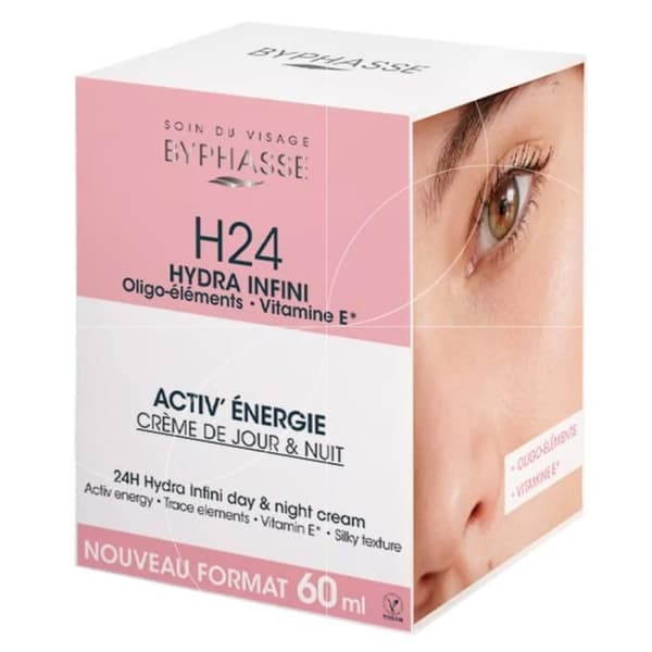 H24 dag &amp; nattkräm Spårämnen Vitamin E 60ml