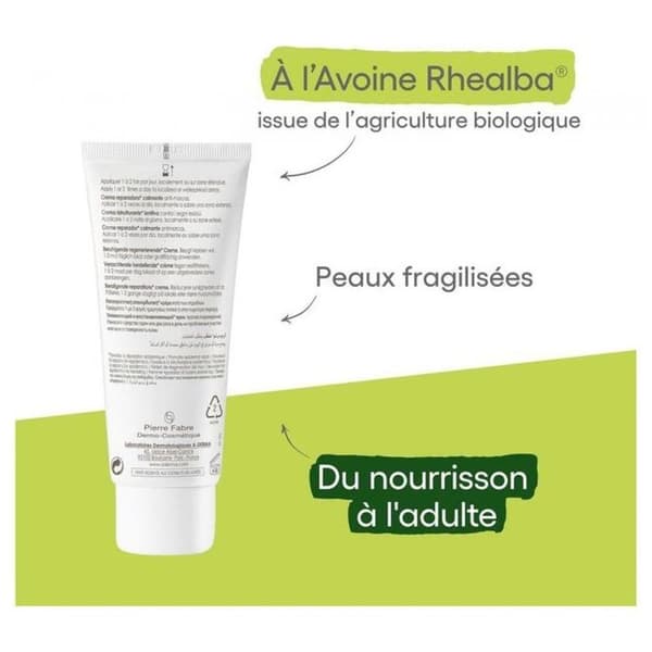 Crème Réparatrice - Aderma - Epithéliale AH Ultra - 100ml - Fuktighetsgivande - Lugnande - Reparativ