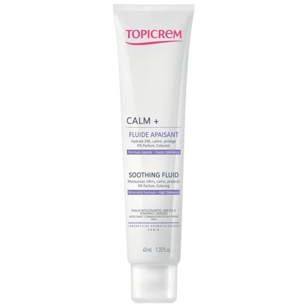 Lugnande vätska - Topicrem - Calm+ - 40ml - Parabenfri - Känslig hud