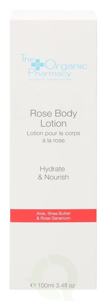 The Organic Pharmacy Rose Body Lotion 100 ml Aloe, Shea Butter & Rose Geranium