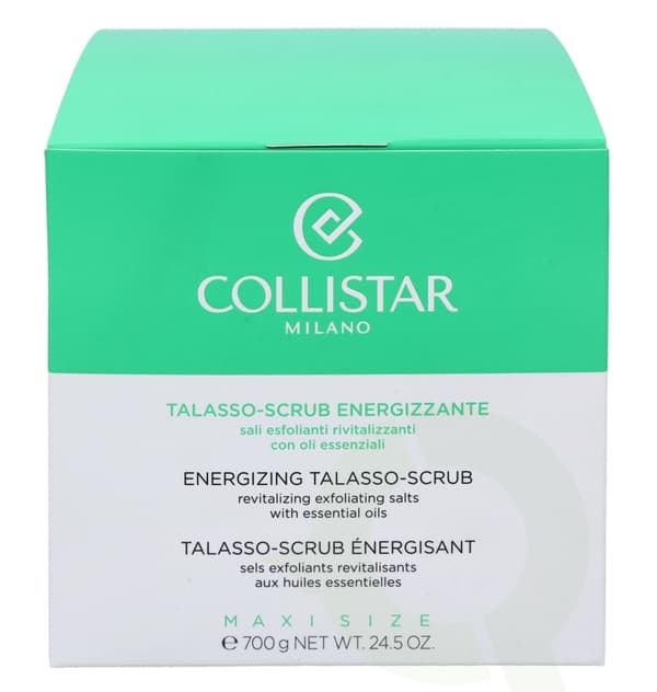 Collistar Energizing Talasso-Scrub 700 gr Revitalizing Exfoliating Salts With Essential Oils