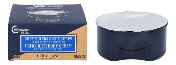L'Occitane Shea Butter Ultra Rich Body Cream 200 ml Dry And Sensitive Skin