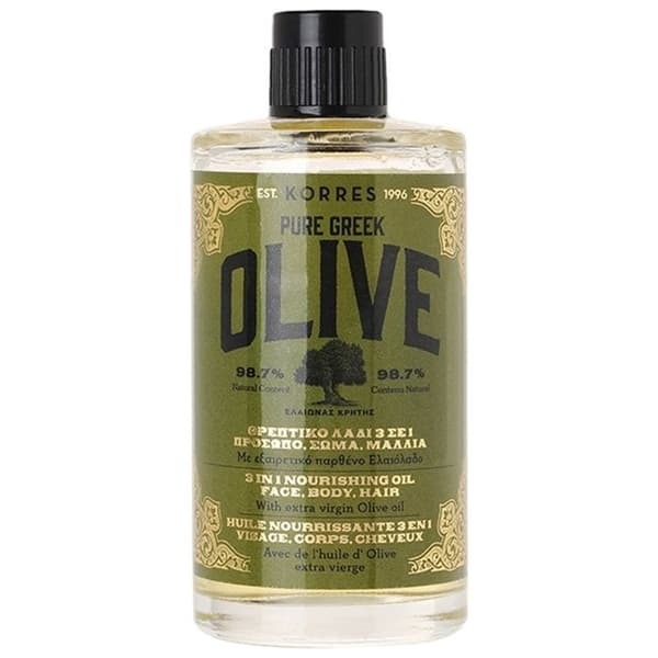 Nourishing Oil 3in1 - Korres - Olive - 100ml - Utan silikon - För alla hudtyper