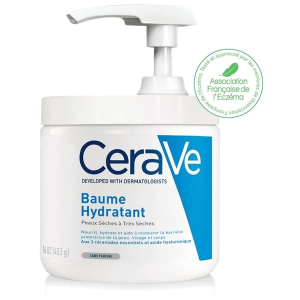 Fuktighetskräm - CERAVE - Pumpflaska 454g - Hyaluronsyra - 3 ceramider - 48 timmars fuktighet