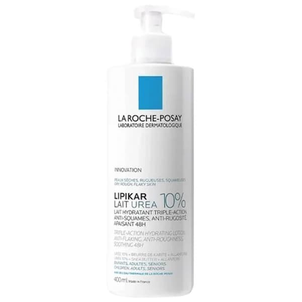 La Roche-Posay Lipikar Urea Mjölk 10% Fuktgivande fjäll Strävhet 400 ml