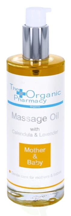 The Organic Pharmacy Mor &amp; baby massasjeolje 100 ml Calendula, kamille og lavendel