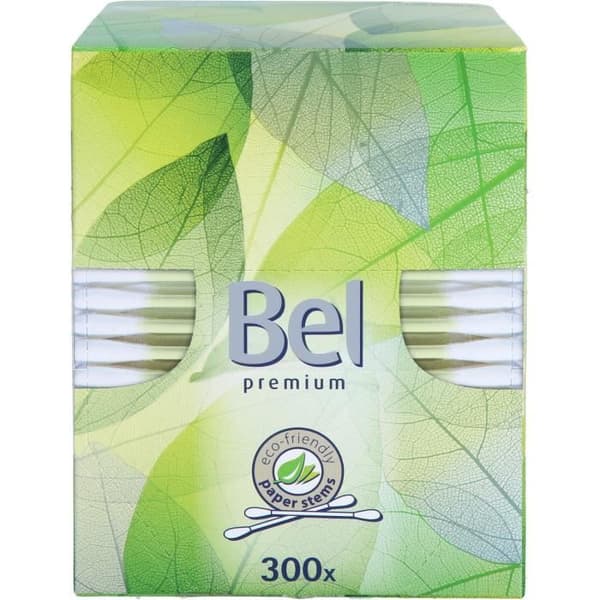 Bel Premium Wattestäbchen, 300 st Ätpinnar