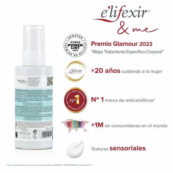 Cellulite kropsolie Elifexir Minucell Intensive 100 ml