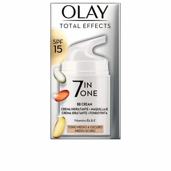 Hydrerande kräm med färg Olay Total Effects Bb Cream Medium Dark Spf 15 50 ml