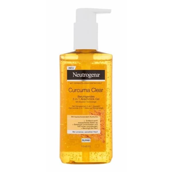 Neutrogena Cleansing Gel 200ml Clear Micellar Gurkmeja 3-i-1 - Kombinerad hud - Parabenfri