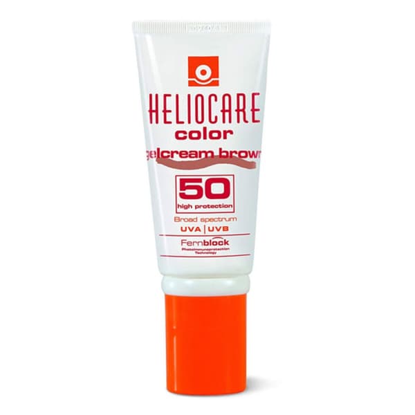 Fugtighedscreme med Farve Color Gelcream Heliocare SPF50 Spf 50 - 011 - Brown