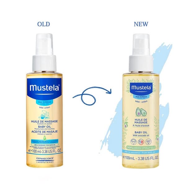 Kroppsolje for baby Mustela Niño 100 ml