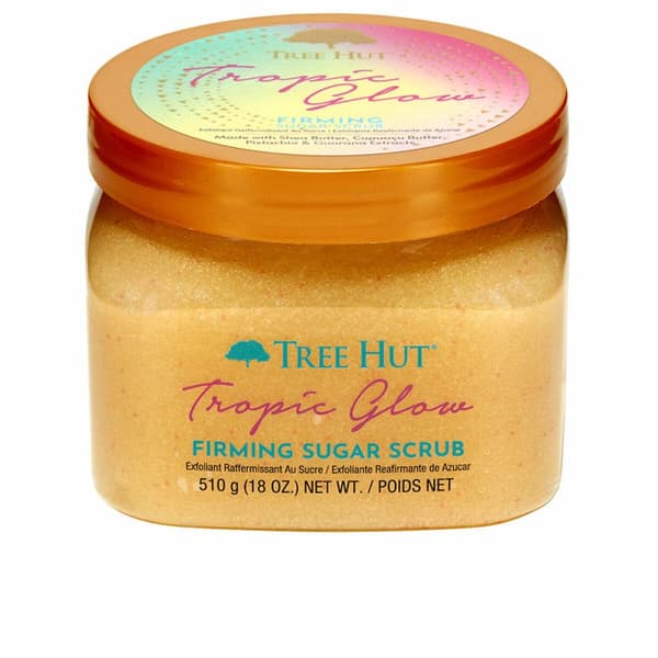 Vartalon kuorinta-aine Tree Hut Tropic Glow Kiinteyttävä 510 g