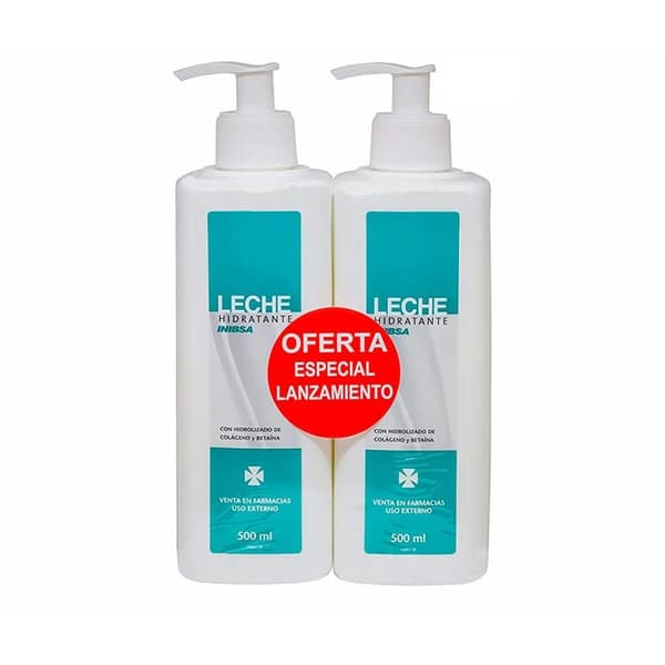 Fuktighetsgivende Kroppsmelk INIBSA Leche Hidratante 2 x 500 ml 500 ml