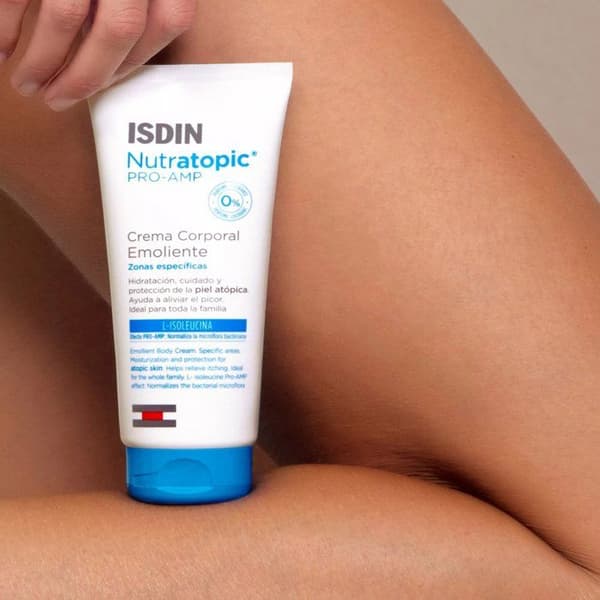 Emollientkräm - ISDIN - Nutratopic Pro-Amp - 200 ml - Hypoallergen - Barn