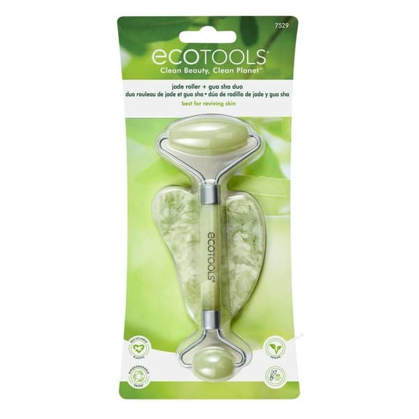 Anti-Aging-hoito kasvoille ja kaulalle Ecotools Jade Jade Setti 2 Kappaletta