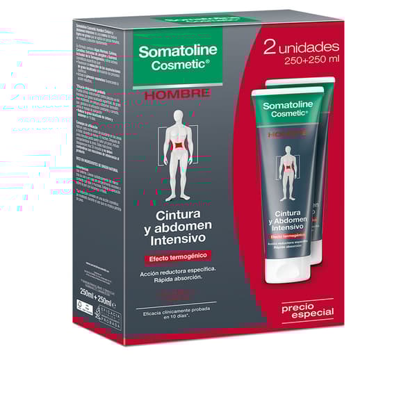 MEN WAIST & ABDOMEN INTENSIVE REDUCER set 2 x 250 ml