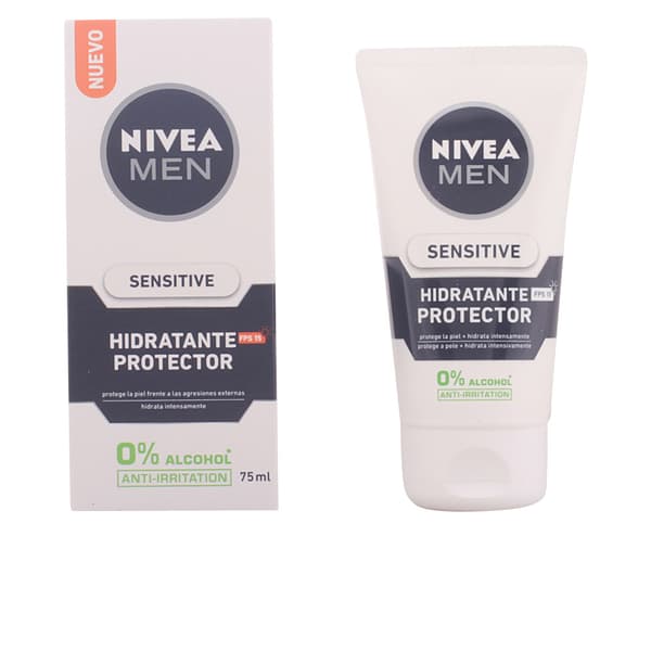 MEN SENSITIVE moisturizing protector 0% alcohol SPF15 75 ml