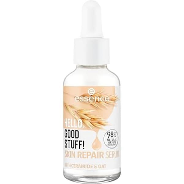 essence Hello, Good Stuff Restorative Facial Serum, Vit, Närande, Återställande, Genomskinlig, Vegansk, Oljefri,