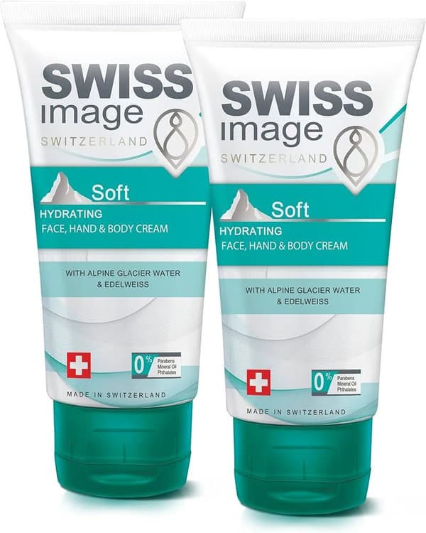 Swiss Image® Soft Hydrating ansikts-, hånd- og kroppskrem 75 ml