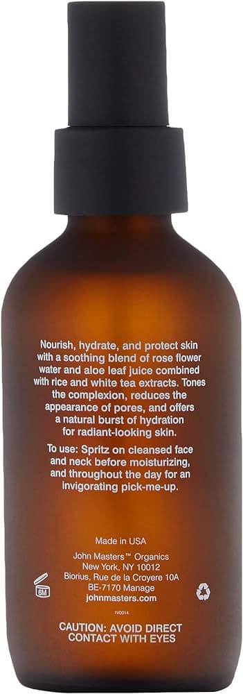 John Masters Organics® Rose & Aloe Hydrating Toning Mist Anisktsserum 125 ml