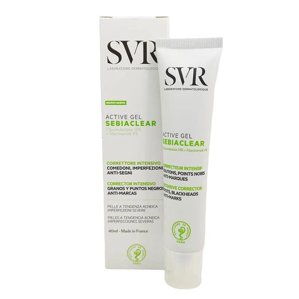 SVR® Sebiaclear Active -geeli 40 ml