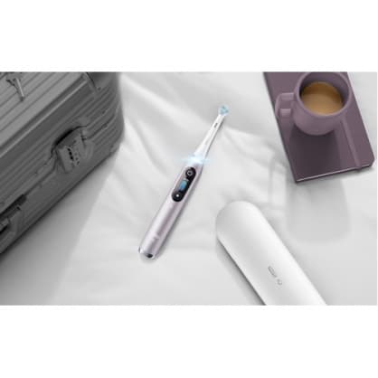 Elektrisk tandborste, iO 6 Series Duo Pack vit/rosa sand , Oral-B