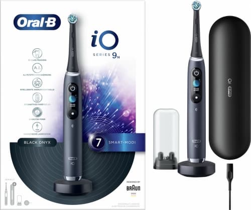 Elektrisk tandborste, iO 9 Svart, Oral-B