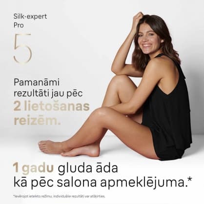 IPL-karvojen poisto, PL5146 Silk-expert Pro 5 IPL, Braun