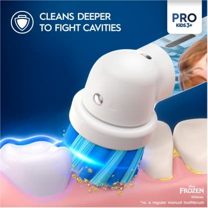 Elektrisk tandbørste D103.413.2K Vitality PRO Kids 3+ Frossen, Oral-B