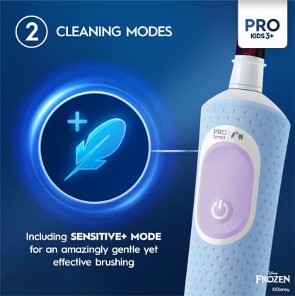 Elektrisk tandbørste D103.413.2K Vitality PRO Kids 3+ Frossen, Oral-B