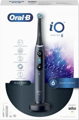 Elektrisk tandborste iO 8 Svart, Oral-B