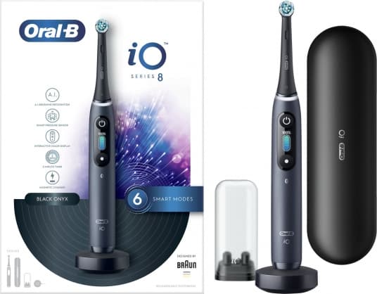 Elektrisk tandborste iO 8 Svart, Oral-B