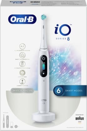 Elektrisk tandbørste iO 8 Hvid, Oral-B
